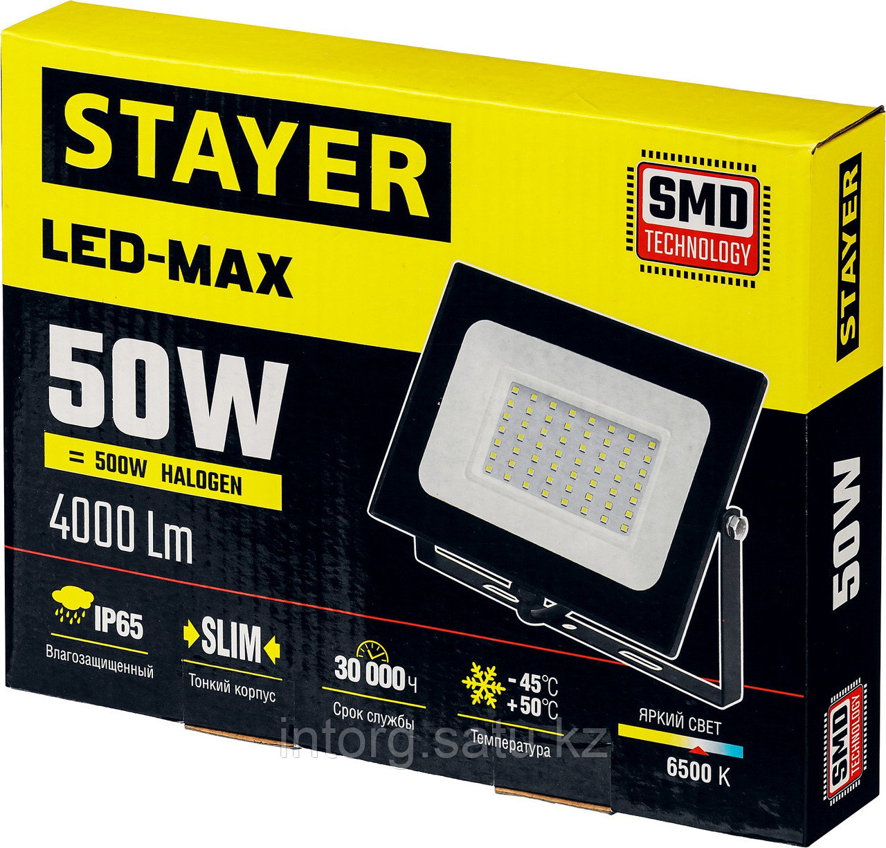 Светодиодный прожектор STAYER 50 Вт, LED-MAX - фото 5 - id-p98860550