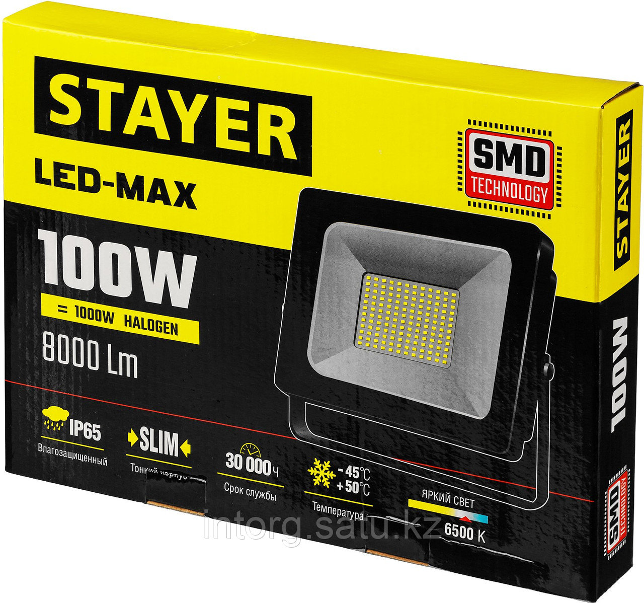 Светодиодный прожектор STAYER 100 Вт, LED-MAX - фото 7 - id-p98860548