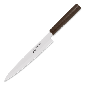 Нож YANAGIBA для приготовления суши 229/370/мм Sushi Silver черный