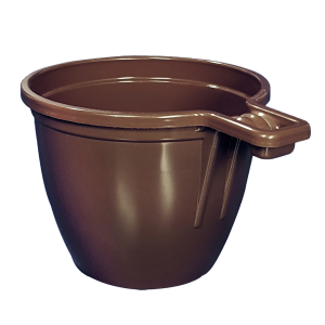 Чашка кофейная 180мл PP коричневая 50шт/уп
