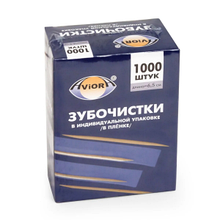 Россия Зубочистки отдельно упакованные в ПП упаковке 1000шт/уп