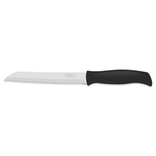 Бразилия Нож Athus 178мм/294мм для хлеба заостренный черный