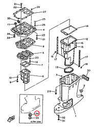 Втулка Yamaha Y 115-250 6E54531800