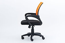Кресло рабочее Brian(Бюрократ) Оранжевый, чёрный (О), фото 2