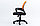 Кресло рабочее Brian Оранжевый, чёрный, фото 4