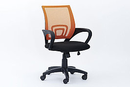Кресло рабочее Brian(Бюрократ) Оранжевый, чёрный