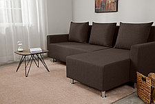 Угловой диван-кровать Каир, тёмно-коричневый, фото 3