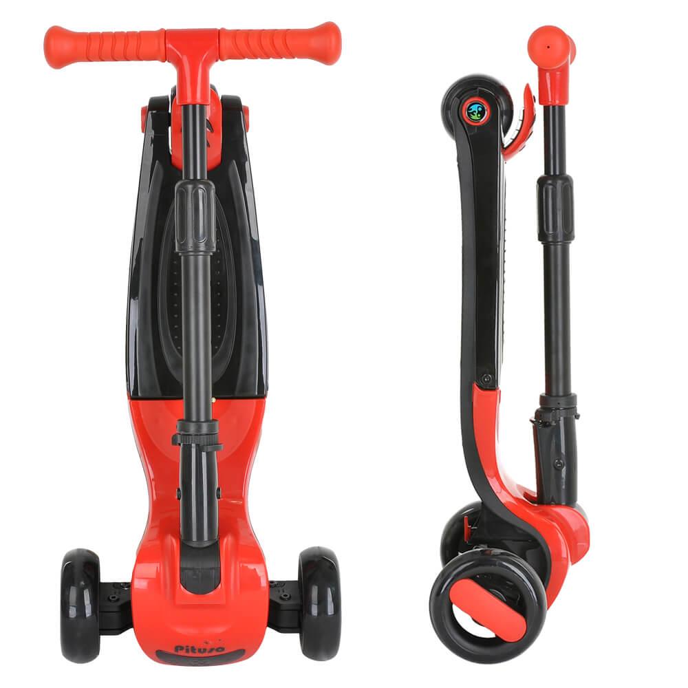 PITUSO Самокат трехколесный HD-S8, 2в1 Red/Красный, 4 шт. в коробке