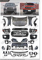 Комплект рестайлинга на Toyota Tundra 2007-13 в 2014-21 дизайн TRD PRO STYLE