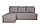 Угловой диван-кровать  Крит, бежевый, фото 2