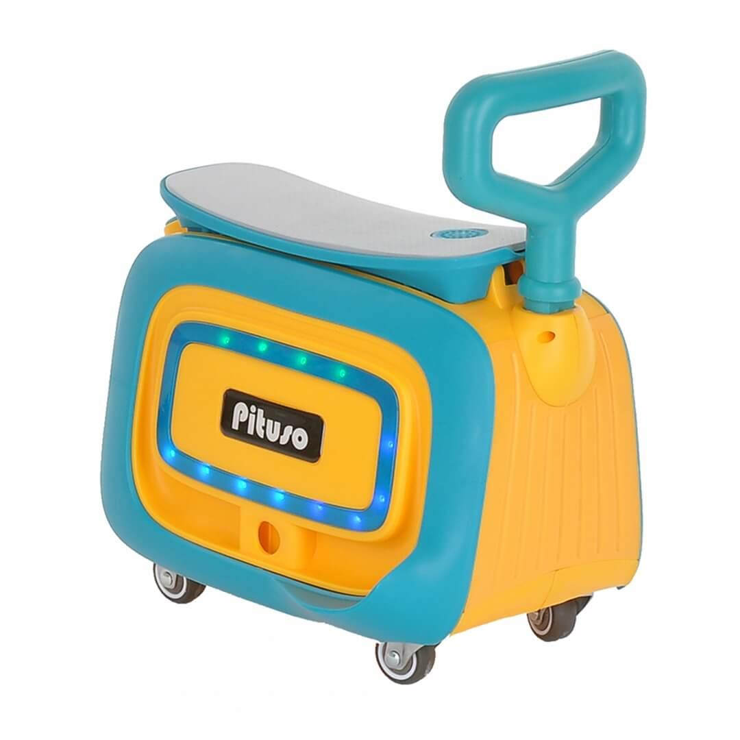 PITUSO Самокат трехколесный HD-8814B, 3в1 Blue/Синий (2 места)