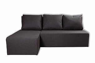 Угловой диван-кровать  Крит,  тёмно-коричневый, фото 2