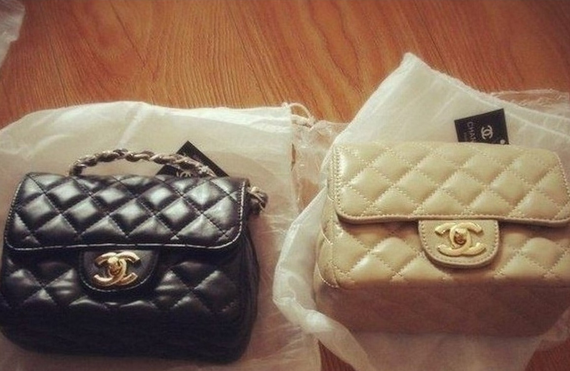 Сумка Chanel Flap 2.55 Мини бежевая - фото 5 - id-p99194797