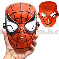 Маска Человек паук из мягкого пластика (красная)