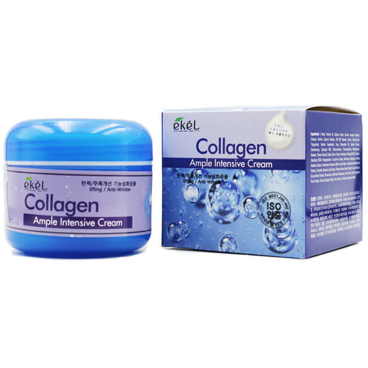 Крем для лица с коллагеном Ekel Collagen Ample Intensive Cream,100ml - фото 1 - id-p99313715