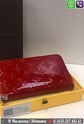 Louis Vuitton Кошелек Лаковый Красный Луис Витон