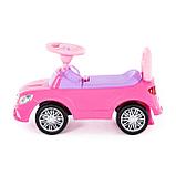 Детская машинка толокар Полесье SuperCar №3 розовый, фото 3