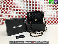 Сумка Chanel Mini flap 2.55 Велюровая Шанель Бархатная