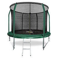 Батут Arland 10FT с внутренней сеткой и лестницей (Dark Green)