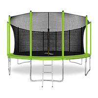 Батут Arland 16FT с внутренней сеткой и лестницей (Light Green)