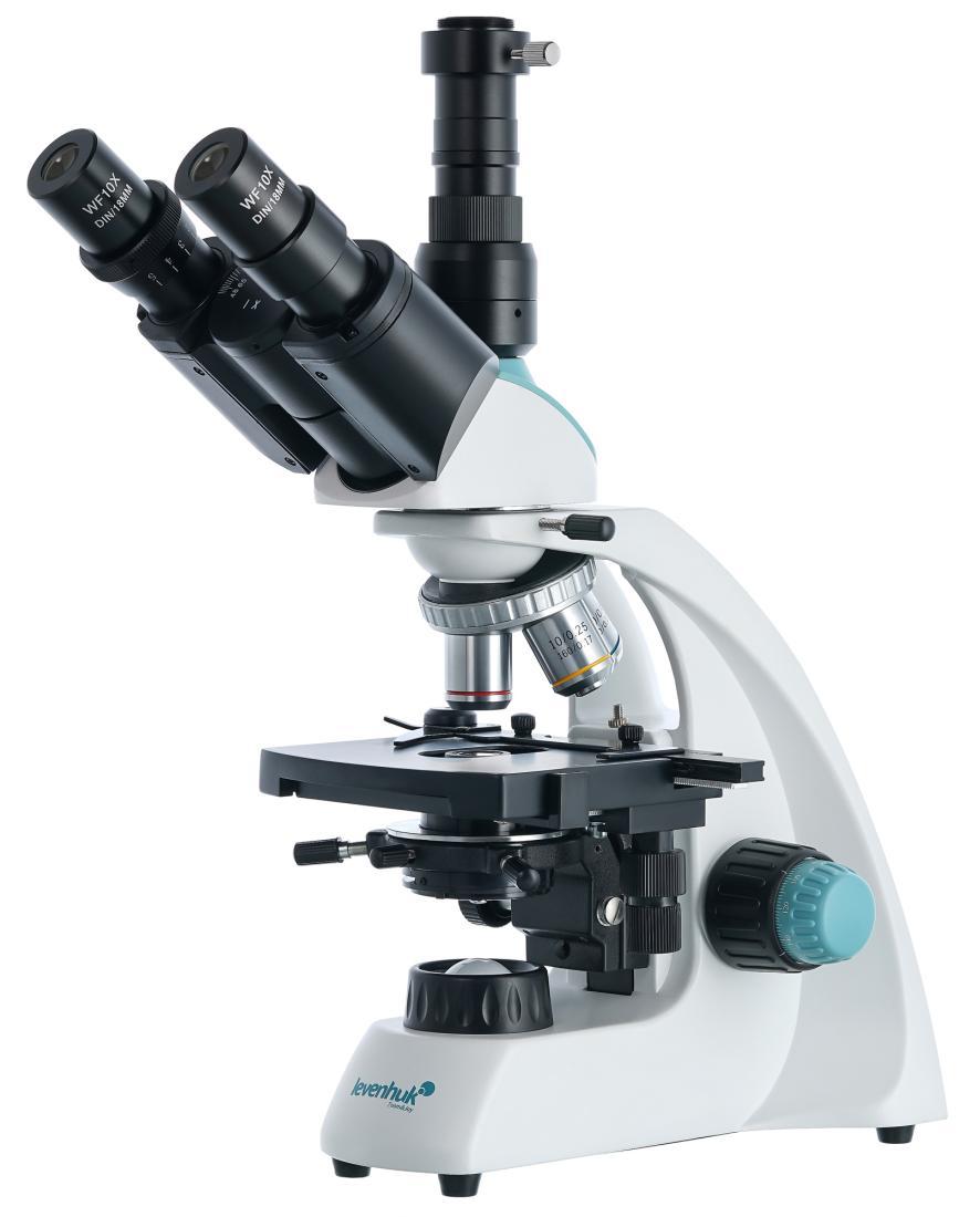 Микроскоп цифровой Levenhuk (Левенгук) D400T, 3,1 Мпикс, тринокулярный
