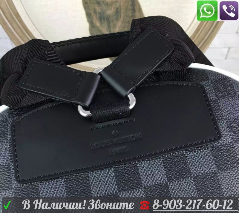 Louis Vuitton Josh Рюкзак Lv Луи Виттон Серая Шашка - фото 5 - id-p99195512