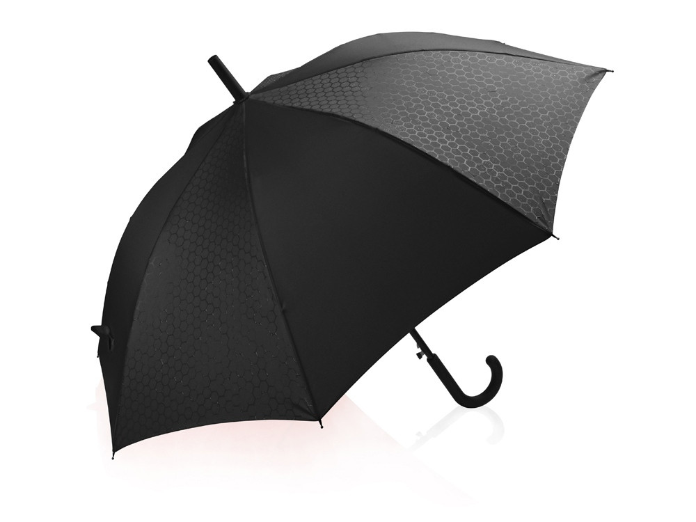 Зонт-трость полуавтомат Wetty с проявляющимся рисунком, черный - фото 4 - id-p99321449