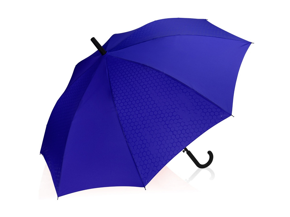 Зонт-трость полуавтомат Wetty с проявляющимся рисунком, синий - фото 5 - id-p99321450