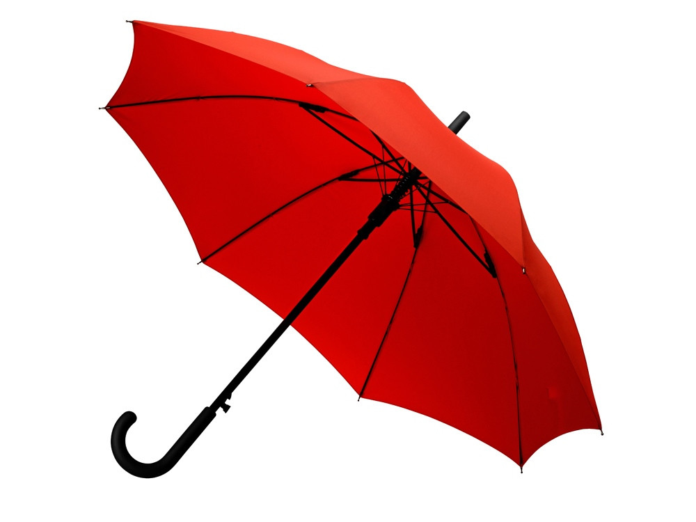 Зонт-трость полуавтомат Wetty с проявляющимся рисунком, красный - фото 2 - id-p99321451