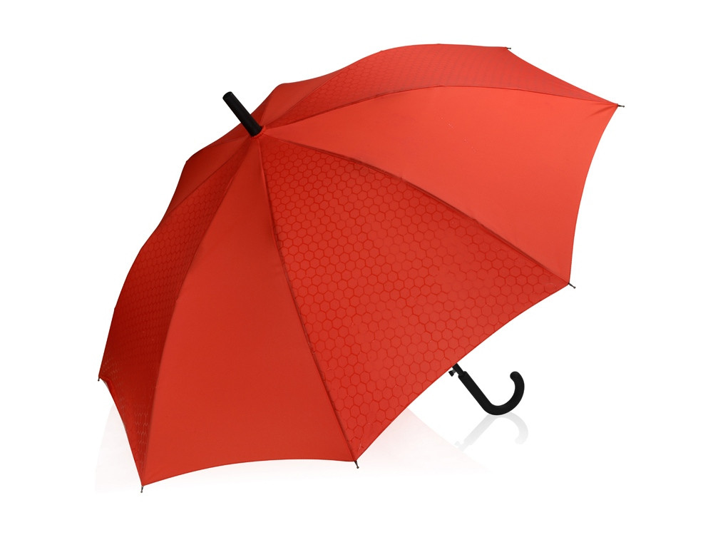 Зонт-трость полуавтомат Wetty с проявляющимся рисунком, красный - фото 5 - id-p99321451
