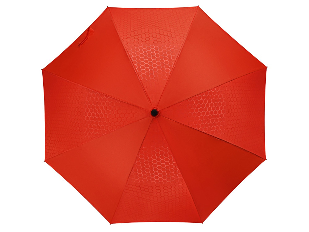 Зонт-трость полуавтомат Wetty с проявляющимся рисунком, красный - фото 10 - id-p99321451