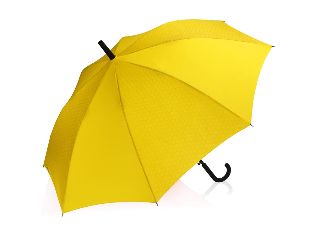 Зонт-трость полуавтомат Wetty с проявляющимся рисунком, желтый - фото 5 - id-p99321452