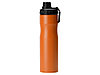 Бутылка для воды Supply Waterline, нерж сталь, 850 мл, оранжевый/черный, фото 7