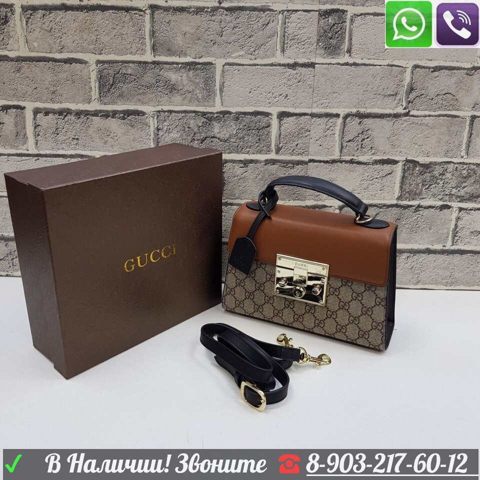 Сумка Gucci Padlock с логотипом - фото 2 - id-p99195577