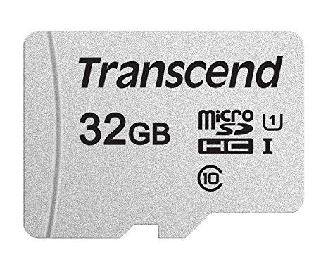 Карта памяти MicroSD 32GB Class 10 U1 Transcend TS32GUSD300S - фото 1 - id-p99118382