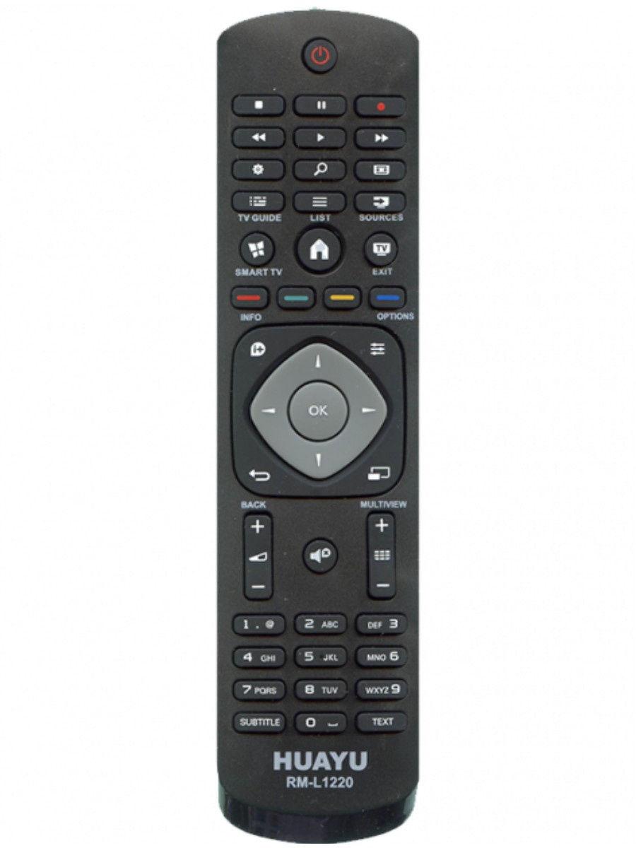 Универсальный пульт ДУ телевизоров Philips HUAYU RM-L1220 (черный) - фото 1 - id-p77121451