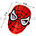 Маска Человек паук из прочного пластика (красная), фото 2