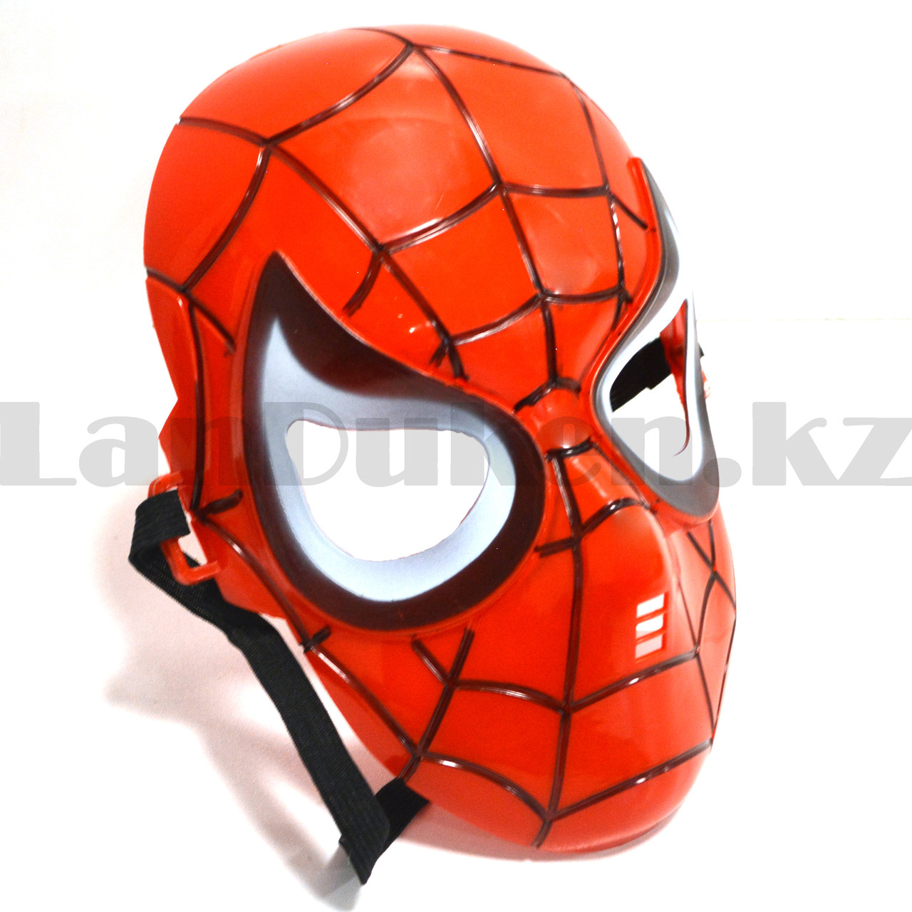 Маска Человек паук из прочного пластика (красная) - фото 4 - id-p85121432