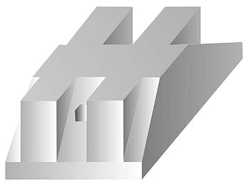 Шпальный блок Б 24.20.7.5 (металлоформа)