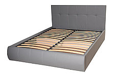 Кровать с подъёмным механизмом Mila 140х200 см, серый, фото 2