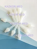 Силиконовая и пластмассовая оливы предназначены для отсасывания содержимого полости носа.