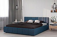 Кровать с подъёмным механизмом Mila 140х200 см, синий