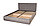Кровать с подъёмным механизмом Mila 140х200 см, тёмно-серый, фото 4