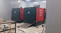 Водогрейный котел ТЗВК-0.8, площадь 8000 м²., с экономайзером