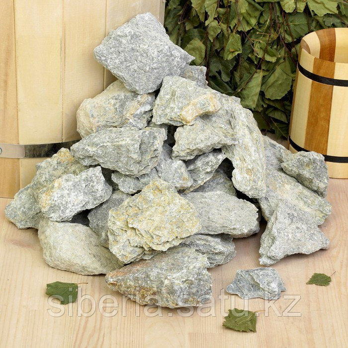 Талькохлорит (20 кг, коробка , колотый) Камни для бани, сауны - фото 1 - id-p99329748