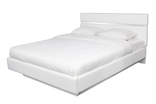 Кровать с подъемным механизмом Линда 160х200 см, белый снег, фото 2