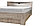 Кровать Соренто 140х200 см, дуб Бонифаций, дуб Бордо, фото 4