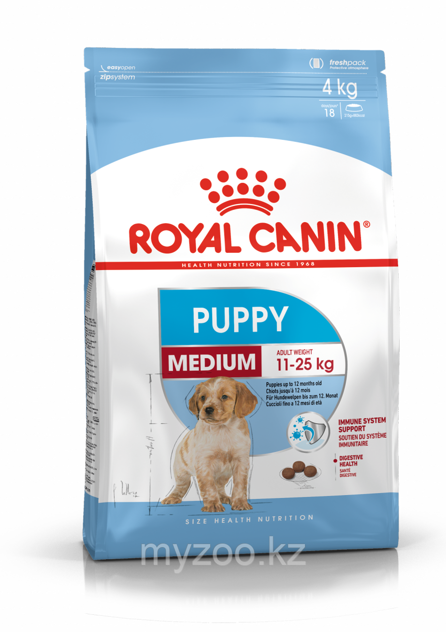 Royal Canin MEDIUM PUPPY для щенков средних пород,15кг