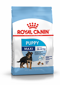 Royal Canin MAXI PUPPY для активных щенков крупных пород, 15 кг