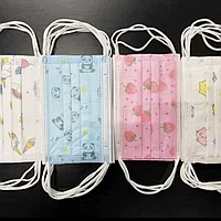 Детские маски трехслойные, в наличии более 7 видов